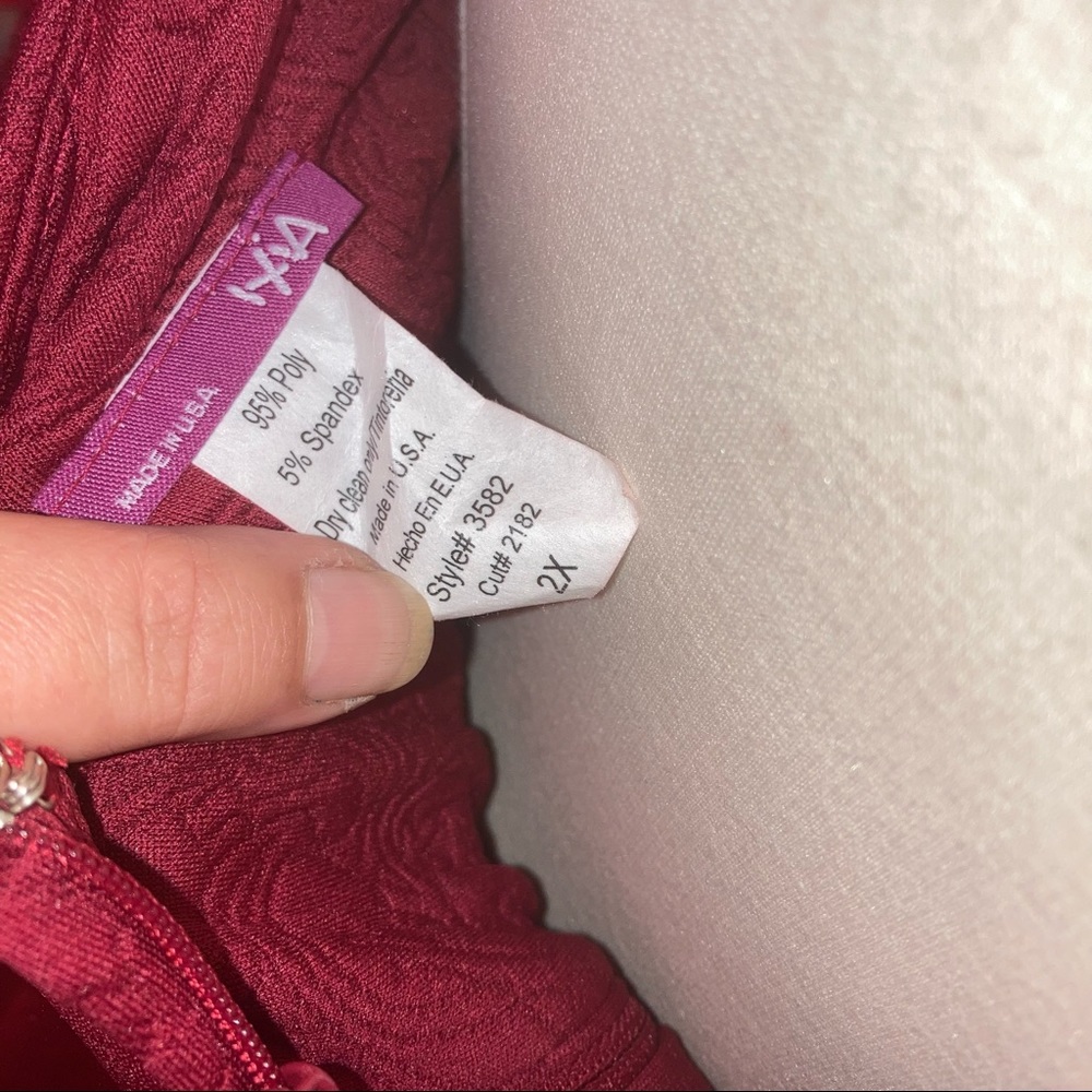 NWT IXIA PINUP STYLE DRESS IN SUPER SOFT FABRIC 2X - Picture 11 of 13